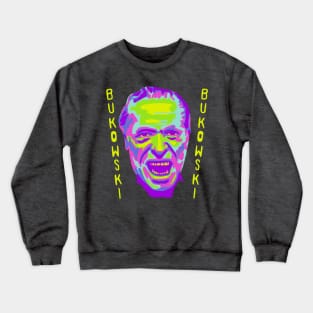 Charles Bukowski Portrait Crewneck Sweatshirt